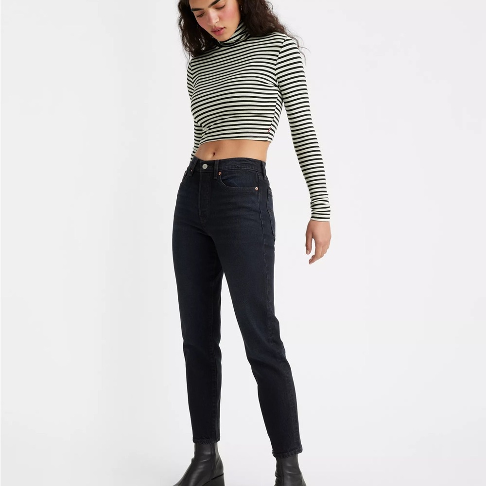 Levi's Dark Blue Wedgie Icon Jeans
